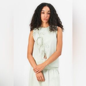 NWT 2nd Day Scandinavian fashion light green T-Shirt